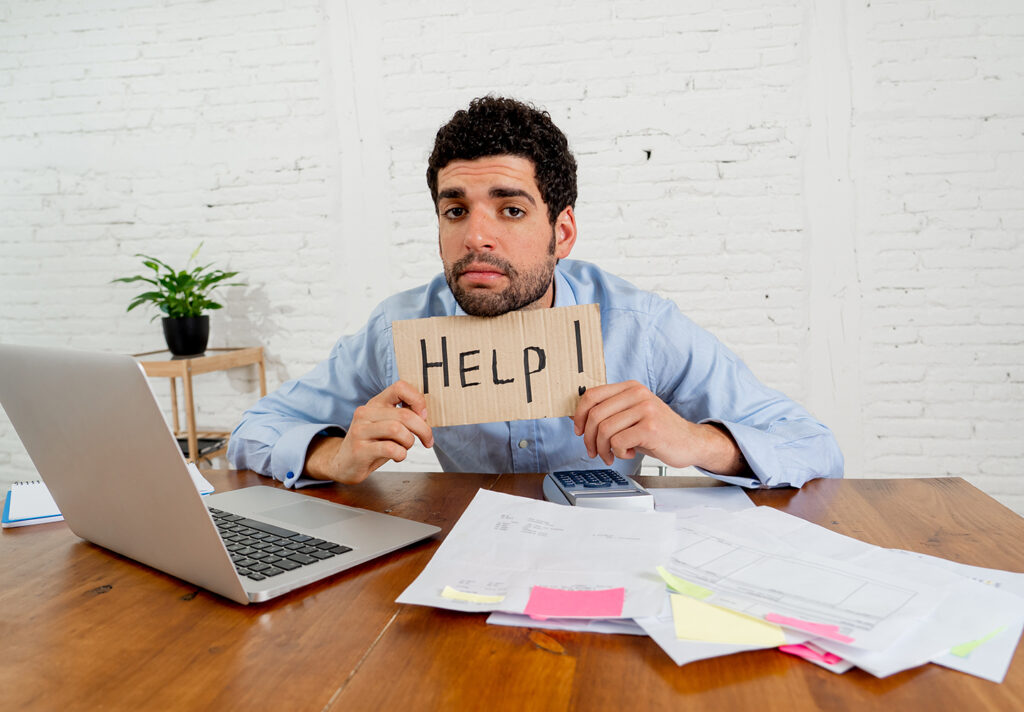 Small business owner overwhelmed by tasks — Bradford Business Coaching blog on delegation